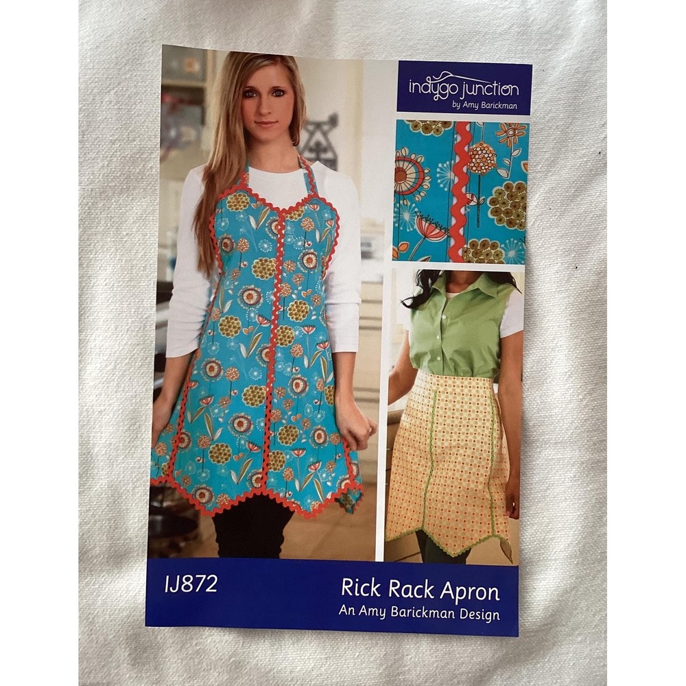 Indygo Junction Rick Rack Apron‎ Pattern - New
